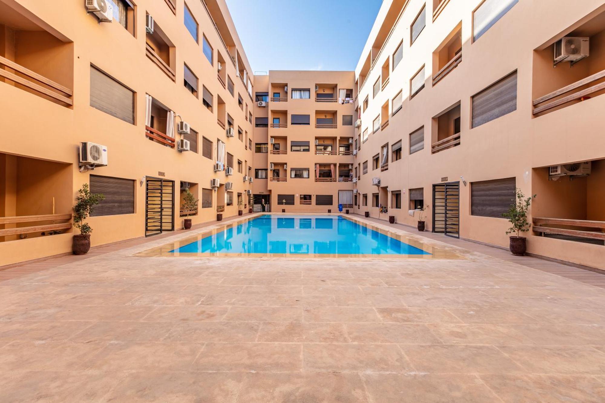 Jolie & Luxueux Appart A Gueliz - 100% Equipe Marrakesh Exterior photo